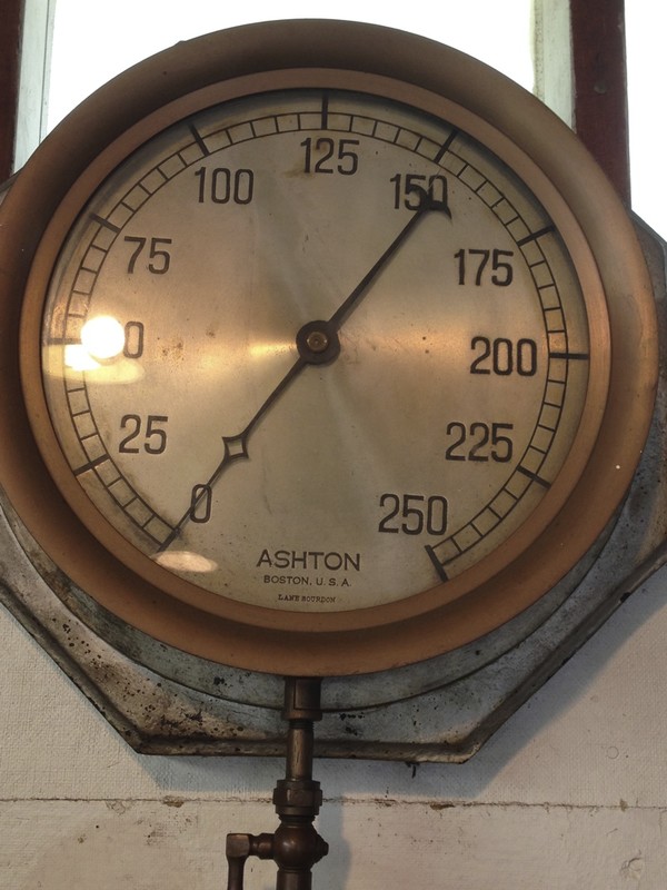 Ashton Steam Pressure Gauge