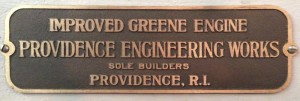 Greene name plate