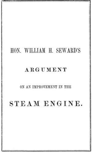 seward title page