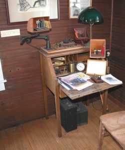 The building also included a telegraph station to relay wireless messages.