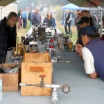 The really nice model engines were on the compressed air table