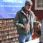 Craig Moody demonstrates Morse Code