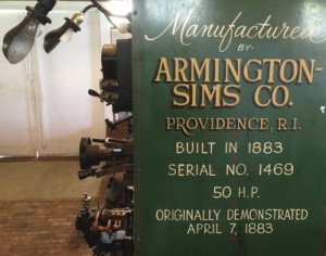 Armington & Sims 1883 placard