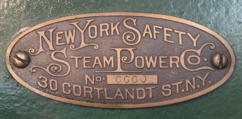 New York Safety Horizontal Steam Engine, c. 1895 – New England Wireless ...
