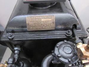 Shipman Boston Model engine & boiler nameplate