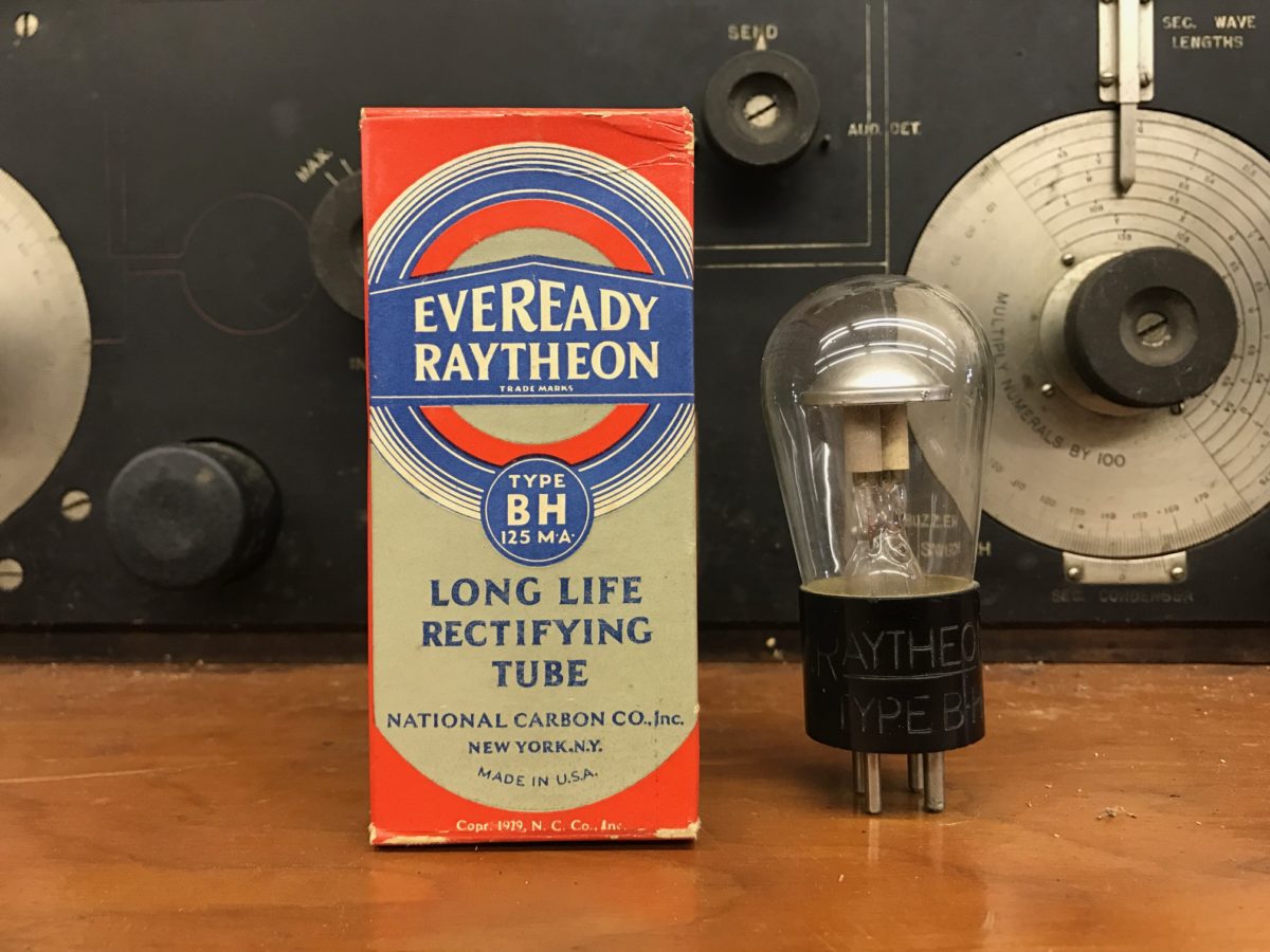 Eveready Raytheon Type BH Long Life Rectifier Tube – New England ...