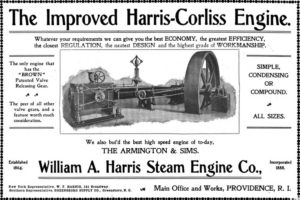 Harris-Corliss engine advertisement