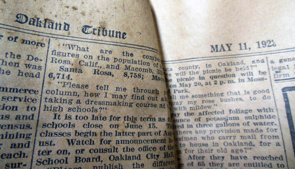 Magnavox R3 Oakland Tribune 1923