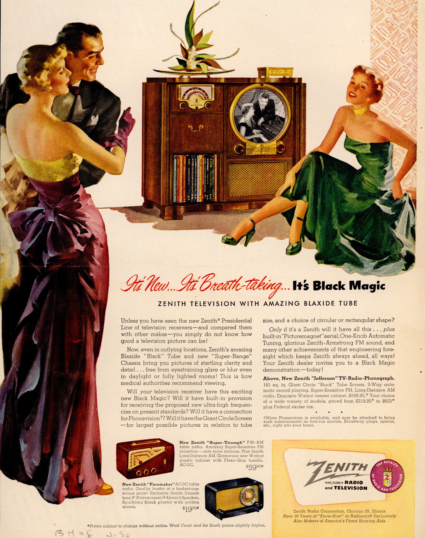 Zenith H3267R Advertisement